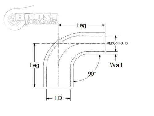 BOOST Products Silicone Reducer Elbow 90 Degrees, 63,5 - 57mm (2-1/2" - 2-1/4") ID, Black (BOP-3259063557) BOOST Products Silicone Reducer Elbow 90 Degrees, 63,5 - 57mm (2-1/2" - 2-1/4") ID, Black (BOP-3259063557)