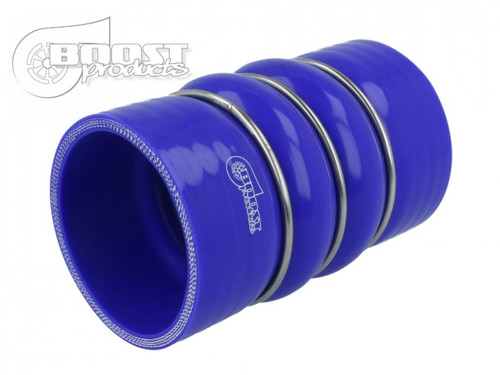 BOOST Products Silicone Coupler with Double Hump, 60mm (2-3/8") ID, Blue (BOP-3272200600)