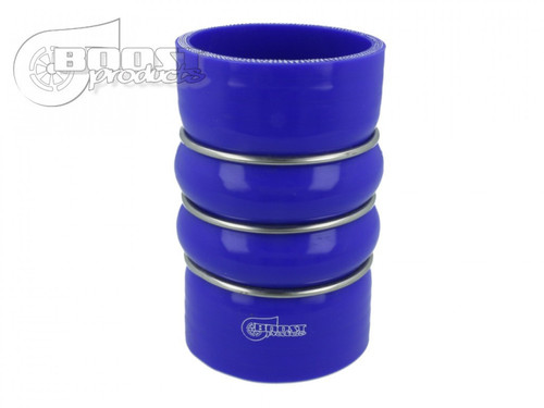 BOOST Products Silicone Coupler with Double Hump, 89mm (3-1/2") ID, Blue (BOP-3272200890)