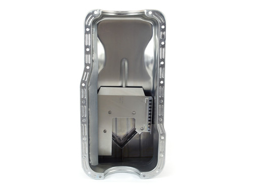 Canton 15-680S Oil Pan For Ford 351W Front Sump 12 Inch Wide 14 GA Road Race Pan (CRP-15-680S)