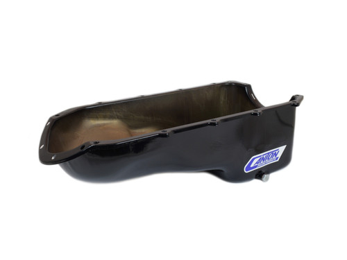 Canton 15-389BLK Oil Pan For Pontiac Stock Replacement Unplated (CRP-15-389BLK)