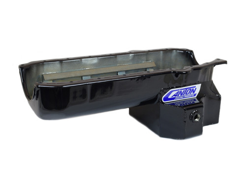 Canton 15-244BLK Oil Pan For Pre-1980 Small Block Chevy F Body Road Race Pan (CRP-15-244BLK)
