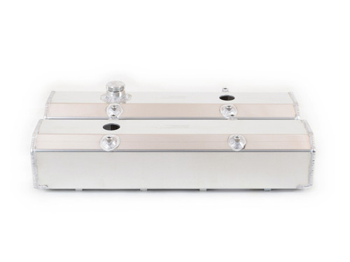 Canton 65-201 Valve Covers Small Block Chevy Fab Aluminum With Fill & PCV  Ports (CRP-65-201)