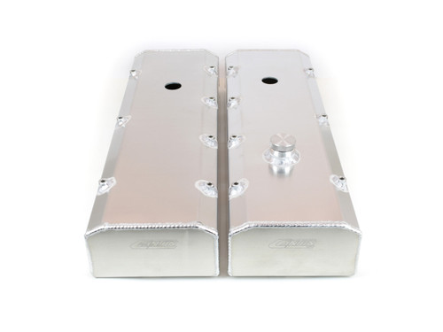 Canton 65-401 Valve Covers For Big Block Chevy Fab Alum With Fill and PCV Ports (CRP-65-401)