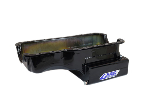 Canton 15-680SBLK Oil Pan For Ford 351W Front Sump 12 Inch Wide 14 GA Road Race (CRP-15-680SBLK)