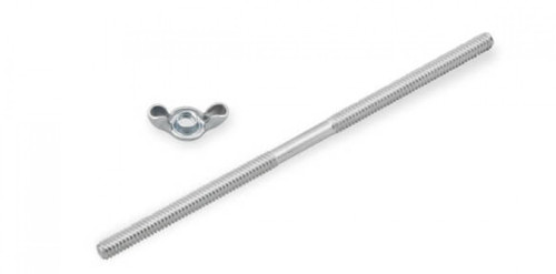 Holley 4150 Drop Base Air Cleaner Chrome w/6" Red Washable Gauze Filter (HOL-1120-4160)