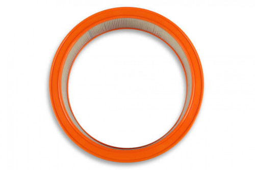 Holley Air Filter - 14"x3"  - White Paper Element - Orange Ring (HOL-1120-179)