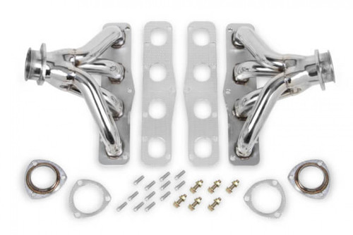 Flowtech Hemi 331/354/392 Block Hugger Header-Pol Exhaust Header (FLO-213700-7FLT)