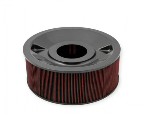 Holley 4150 Drop Base Air Cleaner Black w/6" Red Washable Gauze  Filter (HOL-1120-4260)