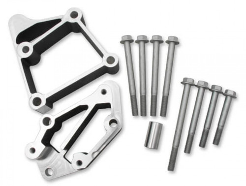 Holley LS Accessory Drive Bracket - Installation Kit for Long Alignment (HOL-121-3BK)