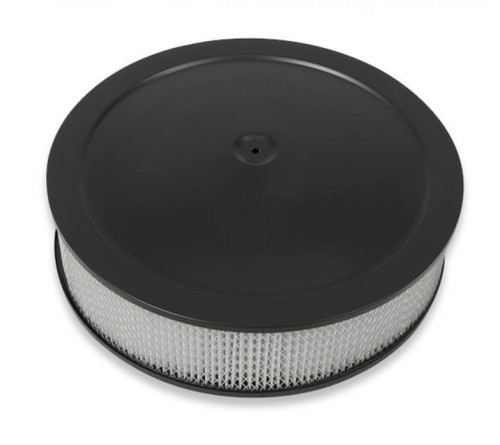 Holley 4150 Drop Base Air Cleaner Black w/4" Paper Filter (HOL-1120-4245)