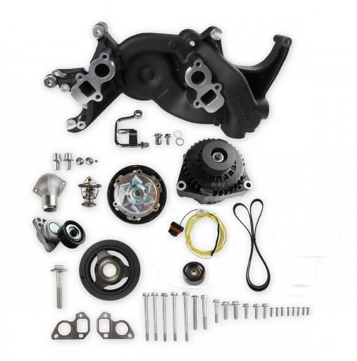 Holley Mid-Mount Race Accessory System- Black Finish (HOL-320-187BK)