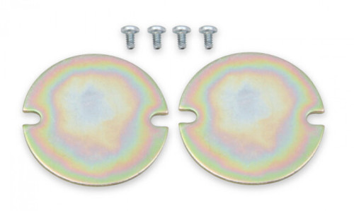 Holley M/T Valve Covers - Vintage Style - Finned - SBC - Polished (HOL-1241-82)