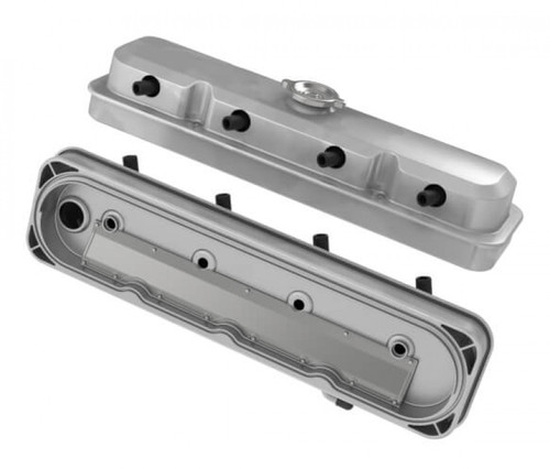 Holley 2-Piece Pontiac Style Valve Cover - Gen III/IV LS - Natural (HOL-1241-190) Holley 2-Piece Pontiac Style Valve Cover - Gen III/IV LS - Natural (HOL-1241-190)