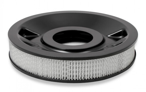 Holley 4150 Drop Base Air Cleaner Black w/3" Paper Filter (HOL-1120-4235)