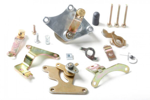 Holley Aluminum Manual Choke Conversion Kit - Shiny (HOL-245-225SA)