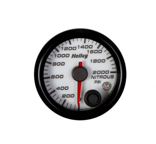 Holley Analog Style Nitrous Pressure Gauge (HOL-226-609W)