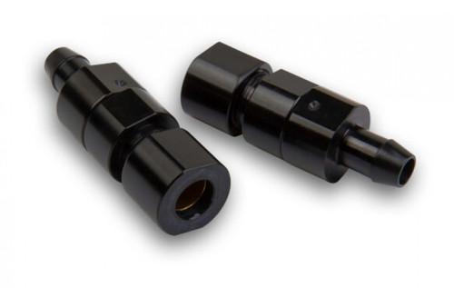 Holley Vent Tube Spill Reduction Valves, with hose barb, black (HOL-226-343)