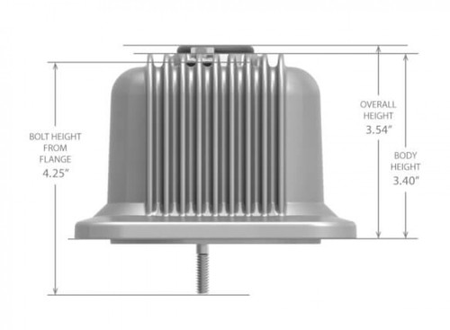 Holley Vintage Finned Valve Cover - "Holley" Script - SBC - Center Bolt - Natural (HOL-2241-246)