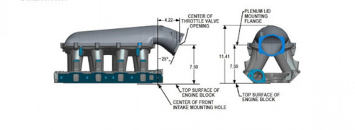 Holley 351W Ford Hi-Ram EFI Manifold (HOE-1300-241) Holley 351W Ford Hi-Ram EFI Manifold (HOE-1300-241)