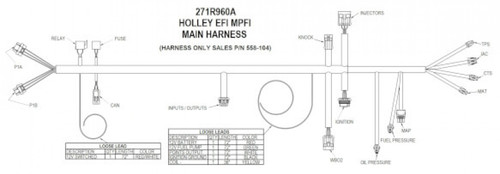 Holley EFI HP EFI Universal MPI Retrofit Kits (HOE-2550-500)