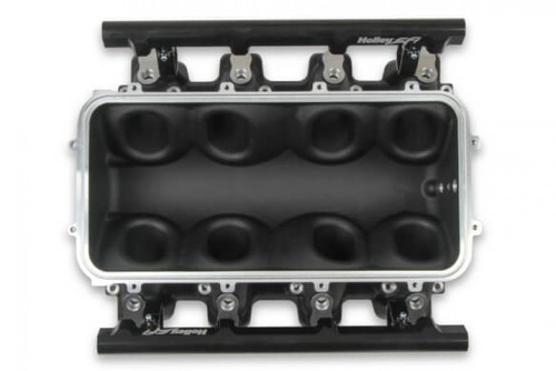 Holley Lo-Ram Manifold Base and Fuel Rails Single Fuel Injector GM LS3/L93 (HOE-3300-670BK) Holley Lo-Ram Manifold Base and Fuel Rails Single Fuel Injector GM LS3/L93 (HOE-3300-670BK)