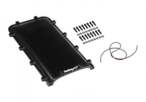 Holley EFI BILLET ALUMINUM LID, ULTRA LO-RAM BLACK (HOE-3300-631BK)