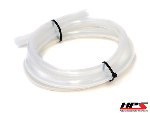 HPS 13/64" (5mm) ID Clear High Temp Silicone Vacuum Hose - 25 Feet Pack (HPS-HTSVH5-CLEARx25)