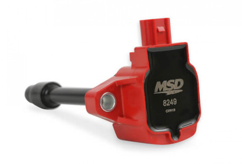 MSD Ignition Coil - Blaster Series - Honda 1.5L/2.0L/2.0L Turbo 4-cylinder - Red (MSD-18249)