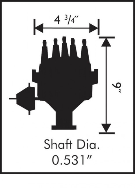 Ford FE Ready-to-Run Distributor (MSD-28595)