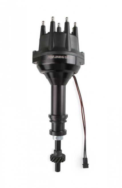 MSD Black Distributor Ford 351C-460, Pro Billet, Small Cap, Steel Gear (MSD-2857731)