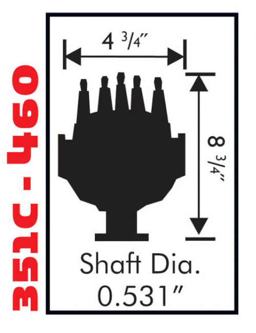 Ford 351C-460 Pro Billet Distributor (MSD-28577)