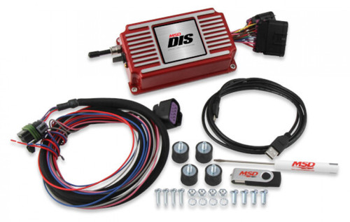 MSD DIS Direct Ignition System Control Box - Red (MSD-26015MSD)