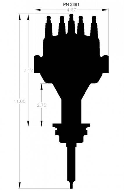 Chrysler 318-360 Dual Sync Distributor (MSD-22381) Chrysler 318-360 Dual Sync Distributor (MSD-22381)