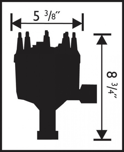 Ford TFI 351W Pro-Billet Distributor (MSD-28453)