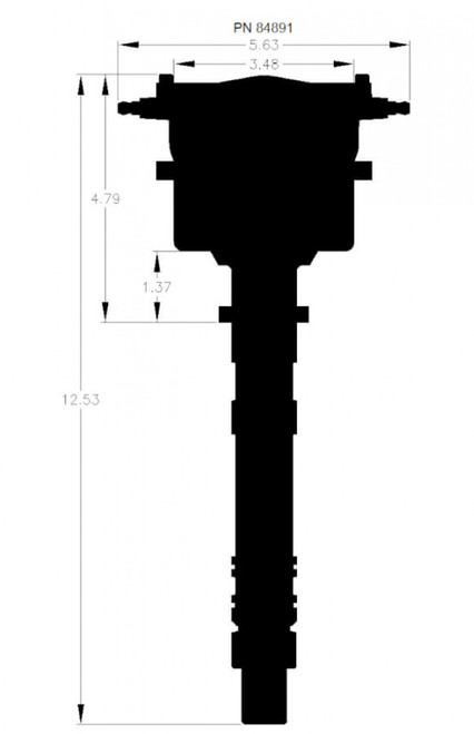 Chevy Flat Top Pro-Billet Distributor (MSD-284891)