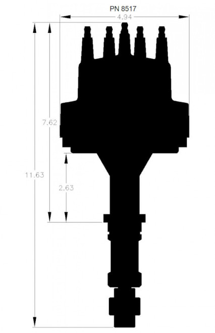 Buick V8 400-455 Billet Distributor (MSD-28517)