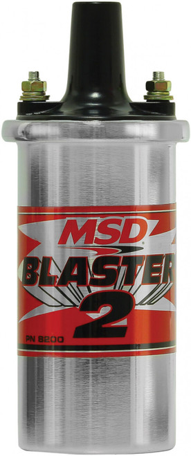 MSD Ignition Coil - Blaster 2 Series - Ballast Resistor - Chrome (MSD-28200MSD)