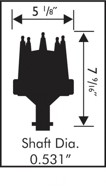 Ford FE Pro-Billet Distributor (MSD-28594)