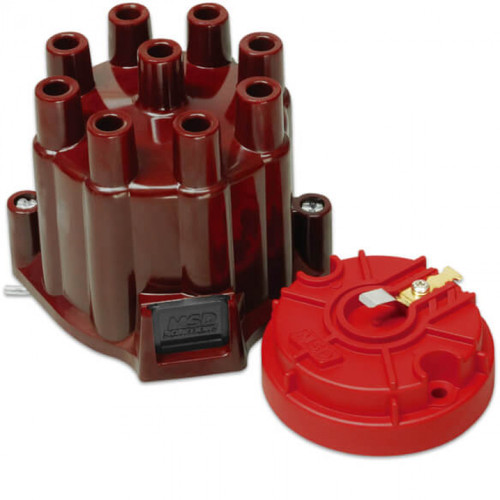 Distributor Cap and Rotor, MSD/GM V8 Points (MSD-28442)