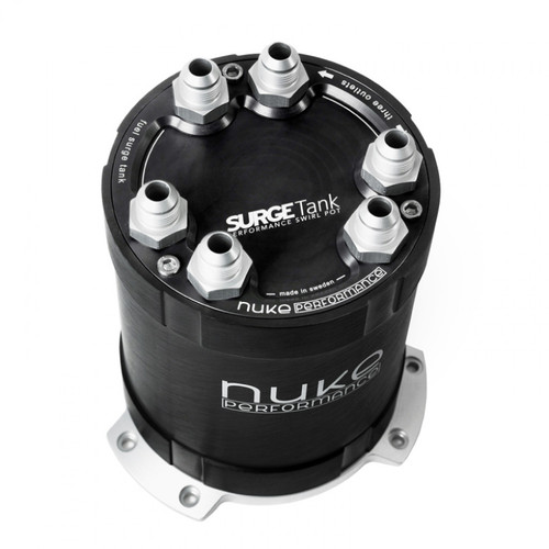 Nuke Performance 2G Fuel Surge Tank 2.0 Liter Up To 3 External Fuel Pumps (NUK-15001205)