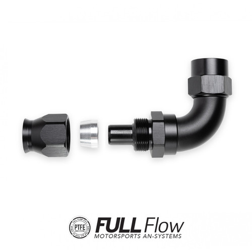 Nuke Performance Full Flow PTFE Hose End Fitting 150 Degree AN-10 (NUK-810-15-110)