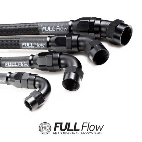 Nuke Performance Full Flow PTFE Hose End Fitting 150 Degree AN-10 (NUK-810-15-110)