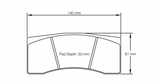 Pagid Racing 1618 RSL29 Compound Brake Pads (PAG-1618-RSL29)
