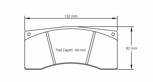 Pagid Racing 1595 RST4 Compound Brake Pads (PAG-1595-RST4)