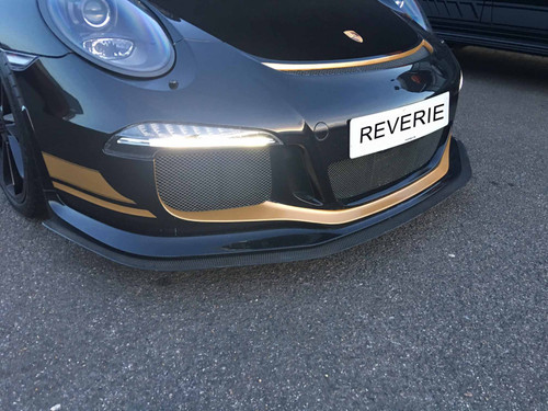 Reverie Carbon/Foam Short Front Splitter/Spoiler for Porsche 911 GT3 (991.1) (13 - 17 ) (REV-R01SB0489)