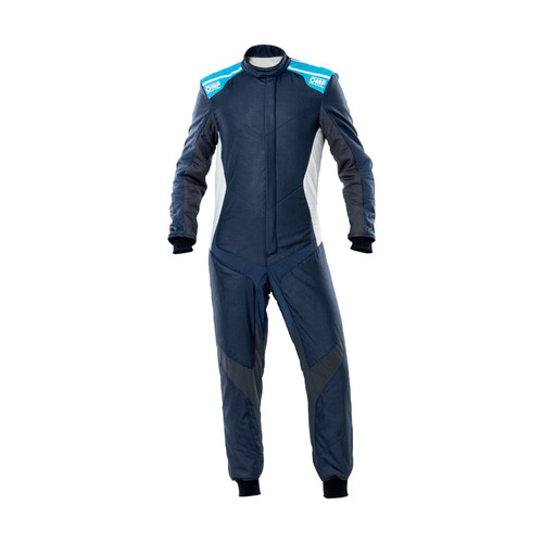 OMP One Evo X Racing Suit Blue/Cyan Size 54 (OMP-IA0186124454)