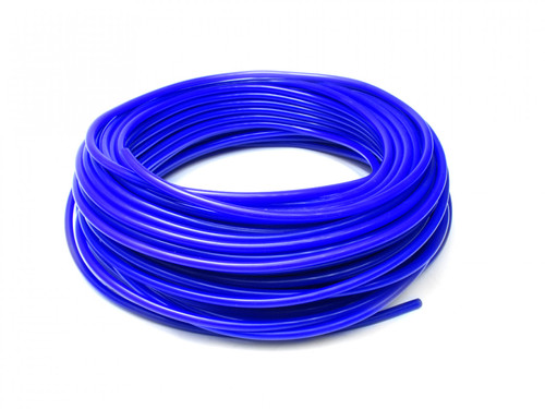 HPS 1/8" (3mm) ID Blue High Temp Silicone Vacuum Hose w/ 1.5mm Wall Thickness - 50 Feet Pack (HPS-HTSVH3TW-BLUEx50)