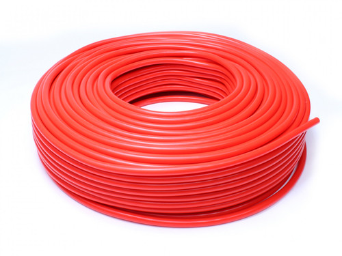 HPS 1/8" (3mm) ID Red High Temp Silicone Vacuum Hose - 50 Feet Pack (HPS-HTSVH3-REDx50)