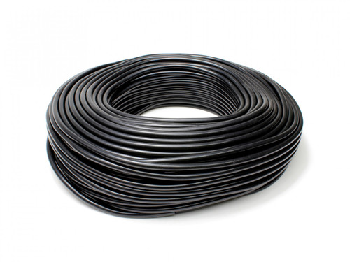 HPS 1/8" (3mm) ID Black High Temp Silicone Vacuum Hose w/ 1.5mm Wall Thickness - 250 Feet Pack (HPS-HTSVH3TW-BLKx250)